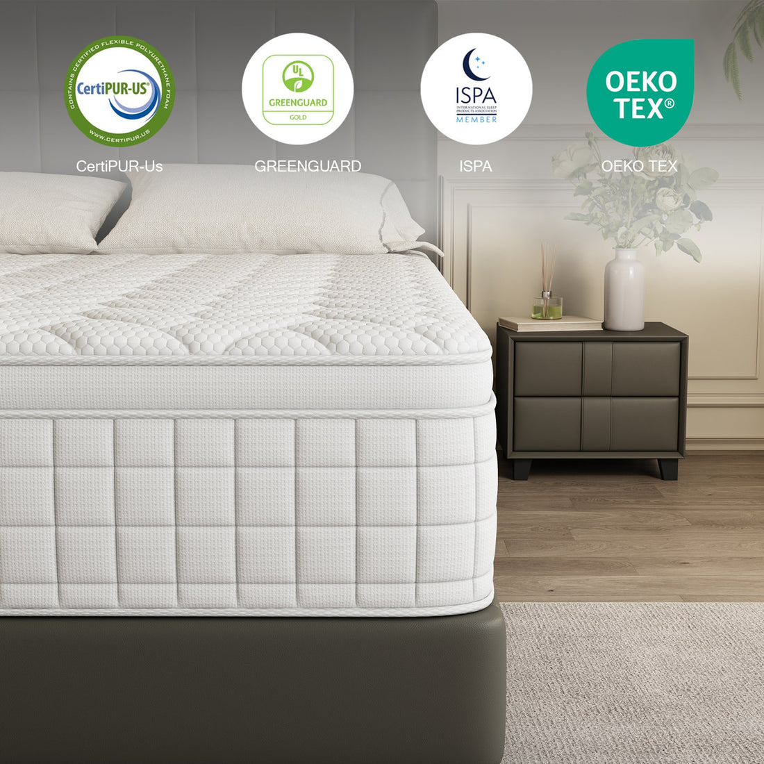 Medium Memory Foam Pocket Spring Hybrid Mattress