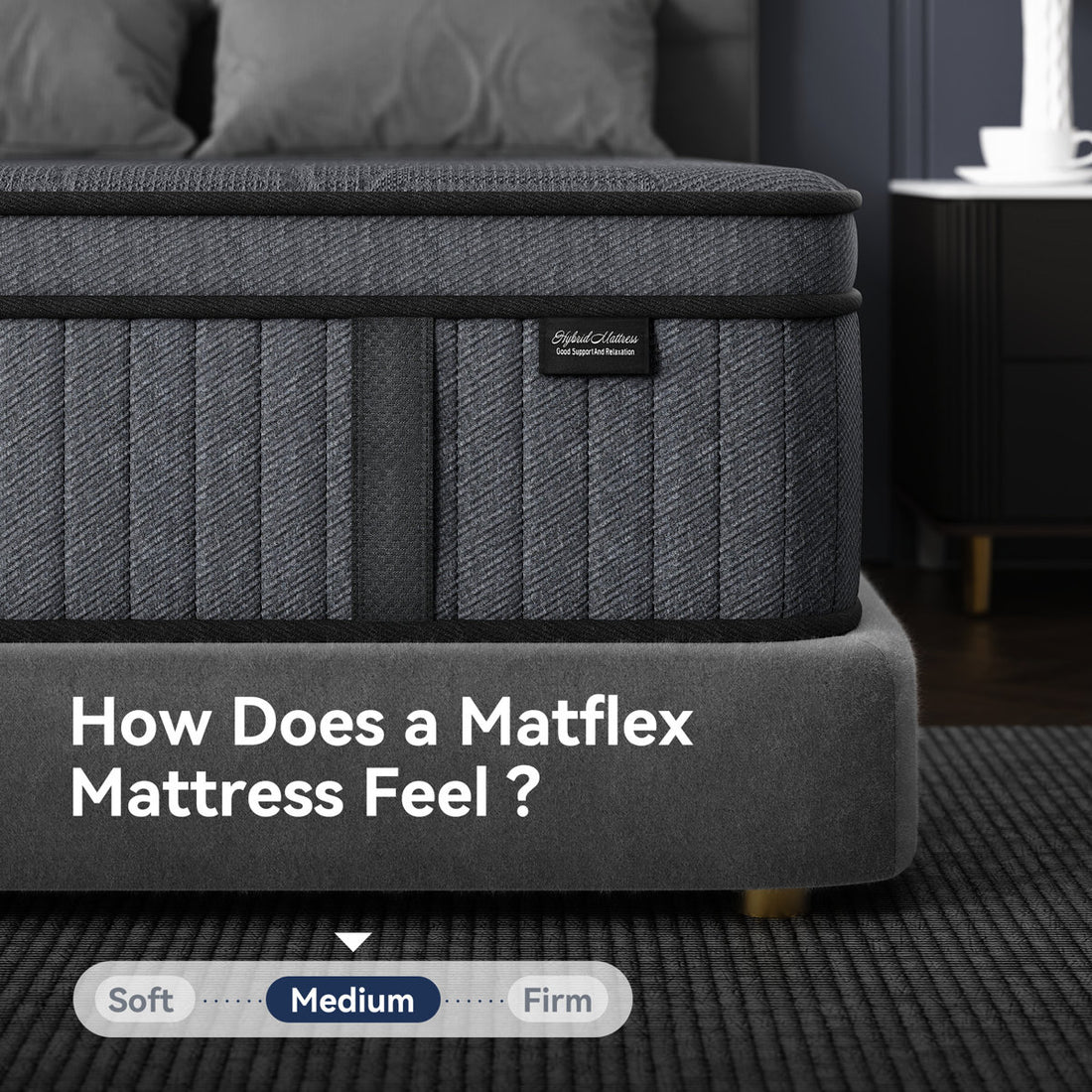 Medium Pocket Spring Hybrid Mattress With Memory Foam