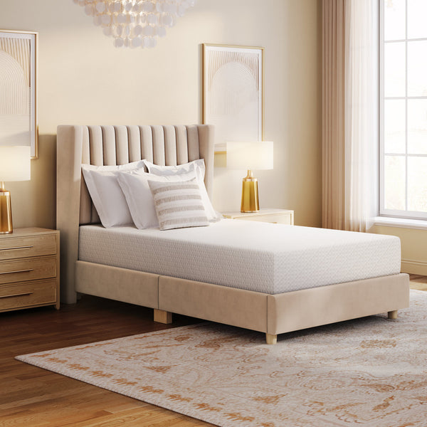 Multi-sized Medium Cooling Gel Memory Foam Mattress with Green Tea Scent