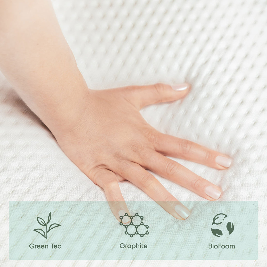 Nestl Green Tea Cooling Memory Foam Mattress