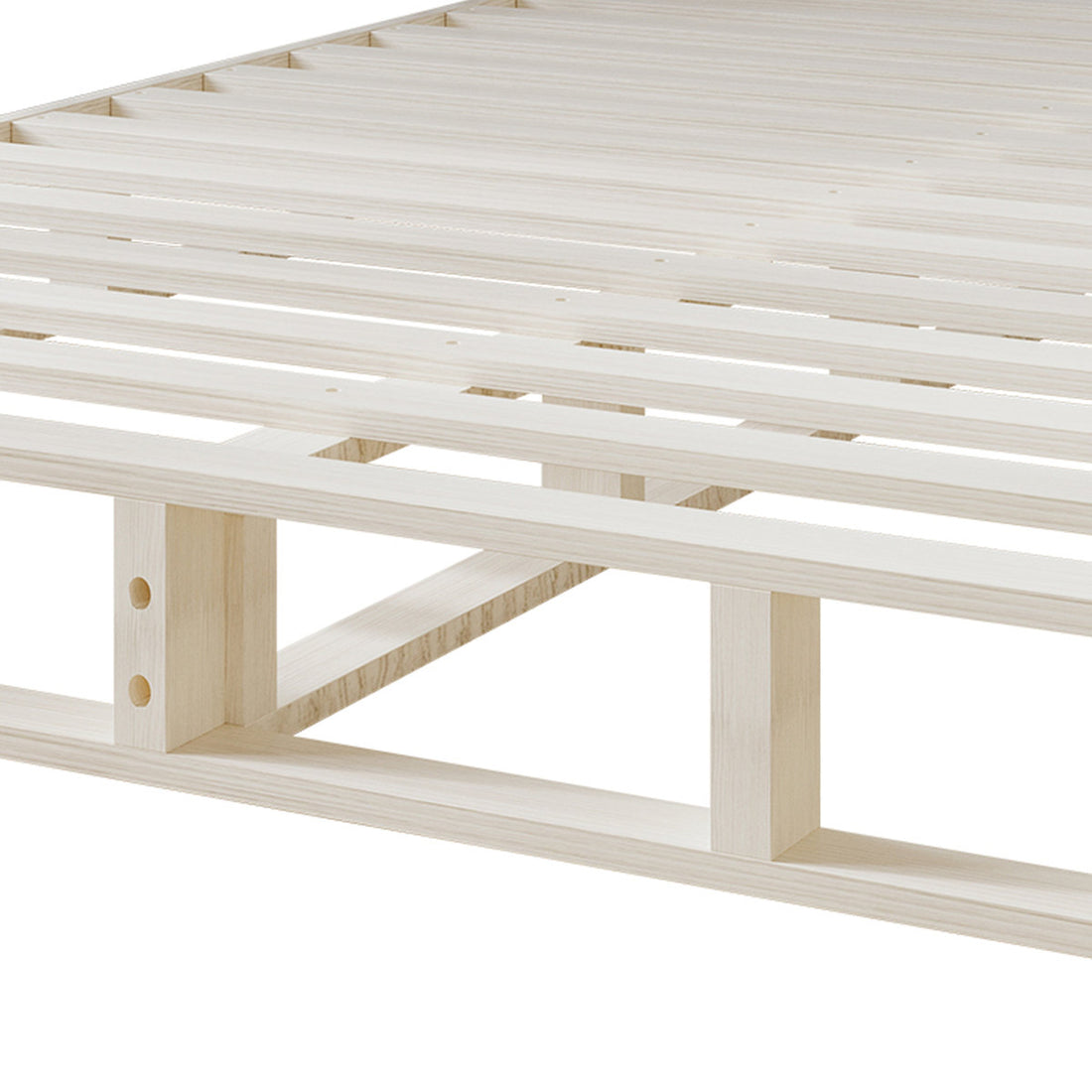 Nickalls 4.92'' Wood Box Spring
