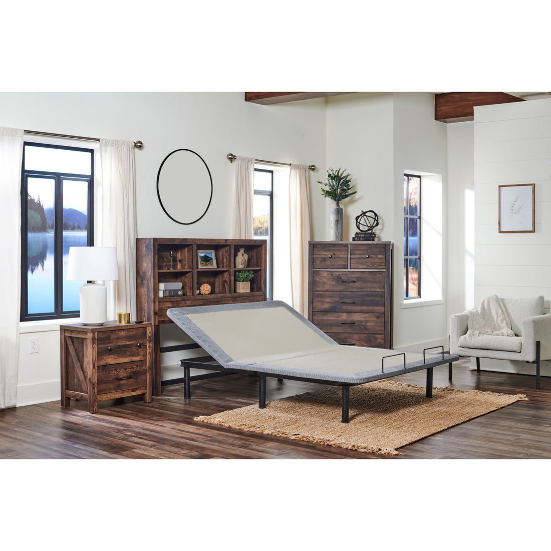 Oakes Zero Gravity Adjustable Bed with Wireless Remote