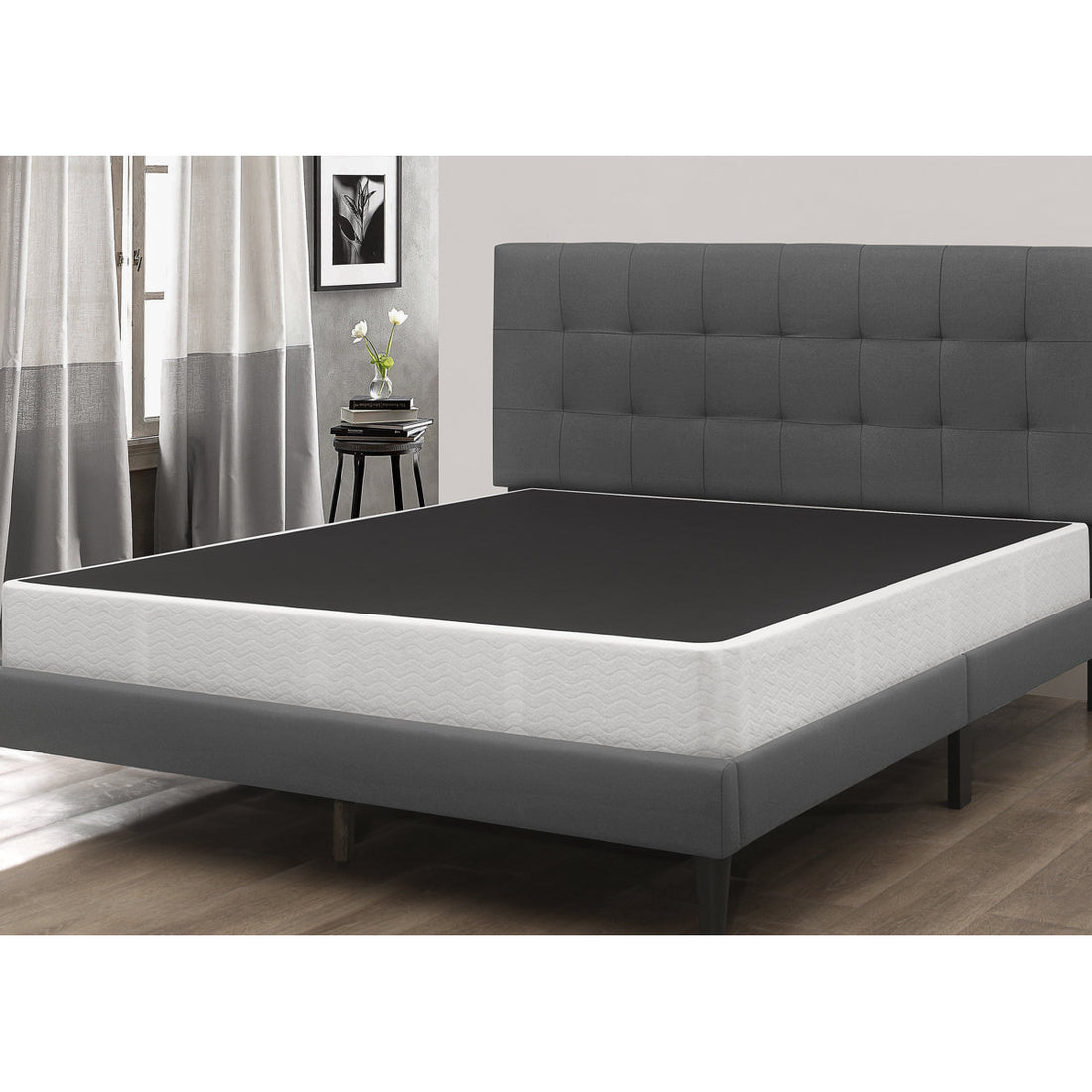 Odum 8'' Wood Box Spring, Queen