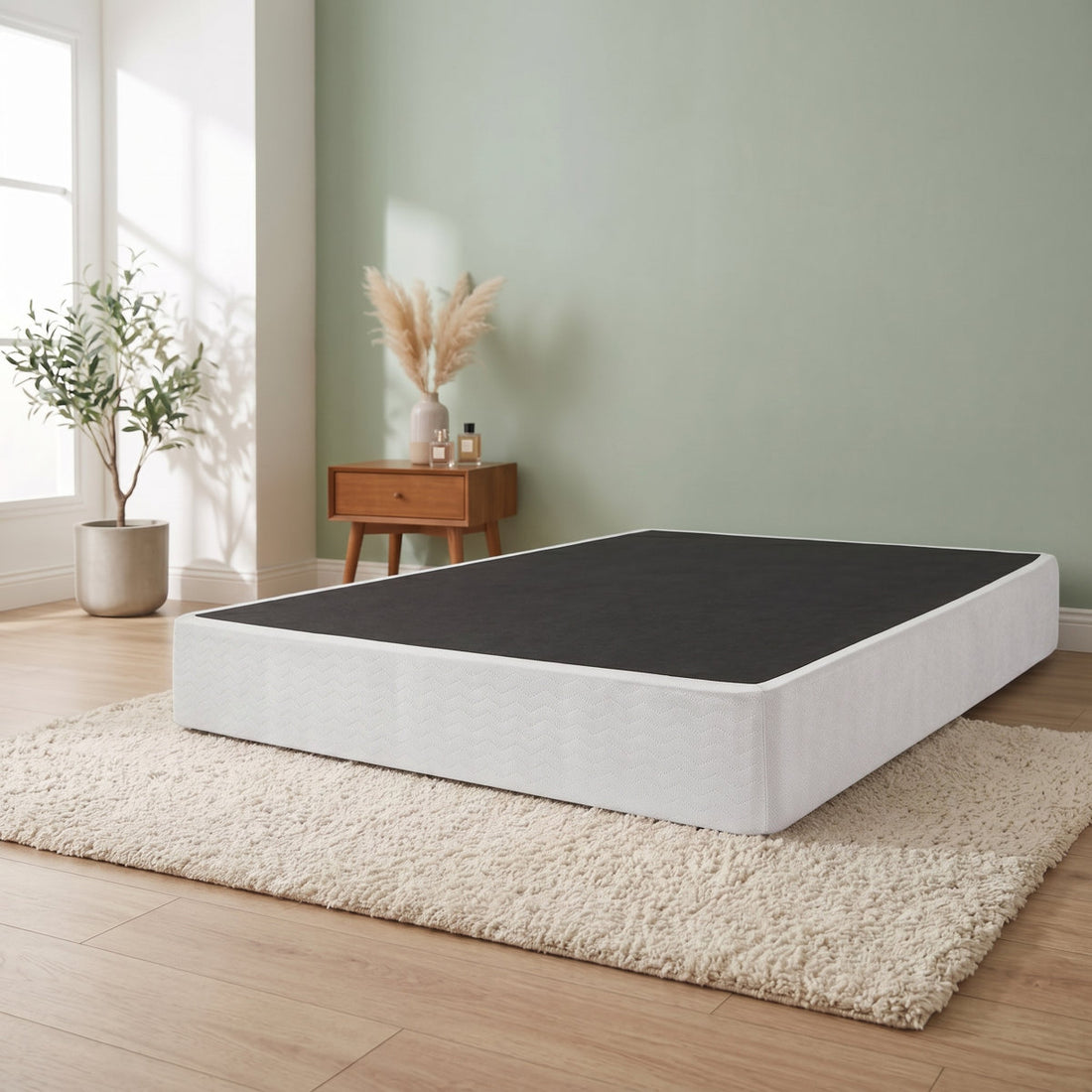 Odum 8'' Wood Box Spring, Queen