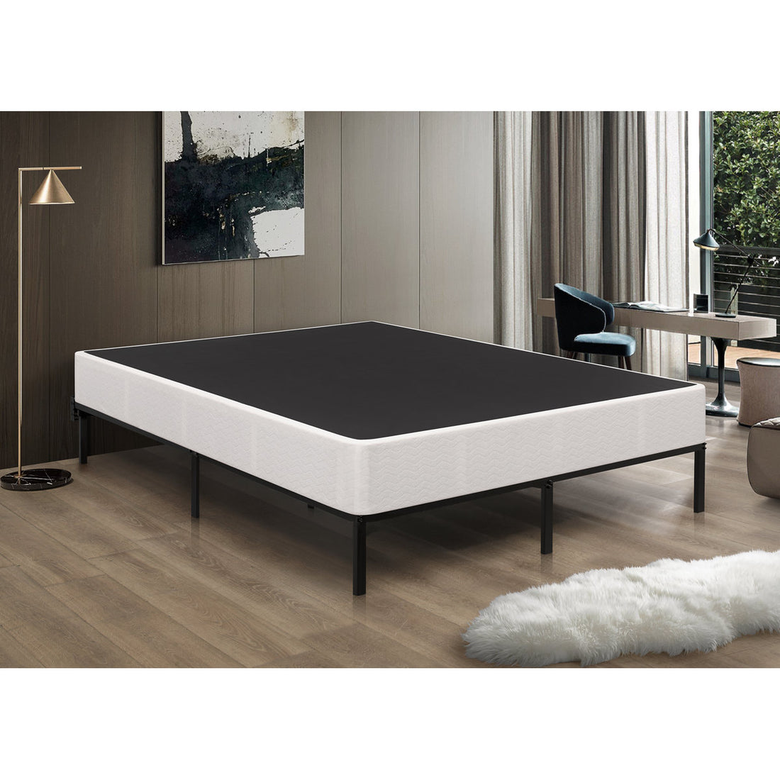 Odum 8'' Wood Box Spring, Queen