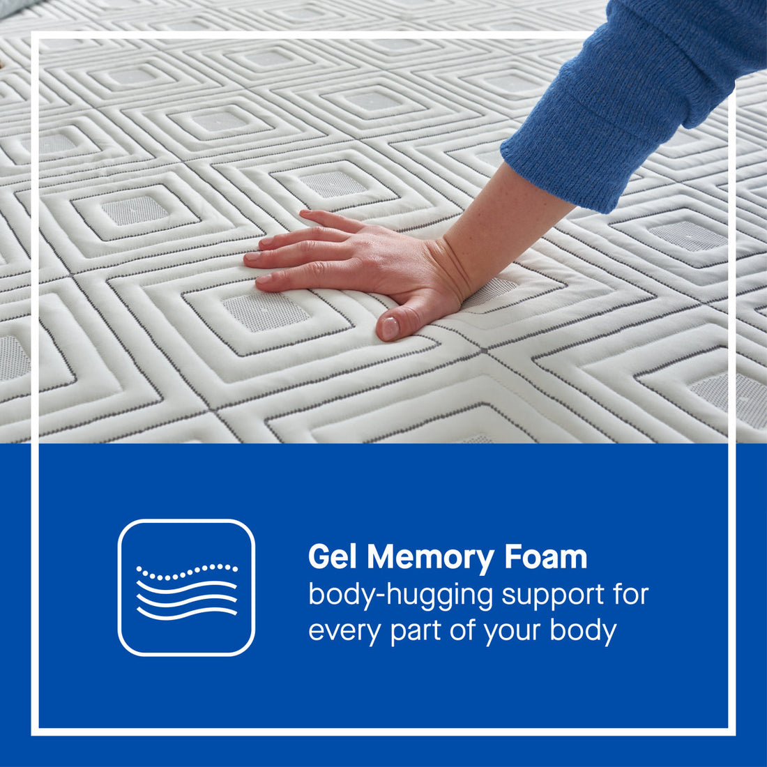 Sealy Cool 8" Firm Memory Foam Mattress