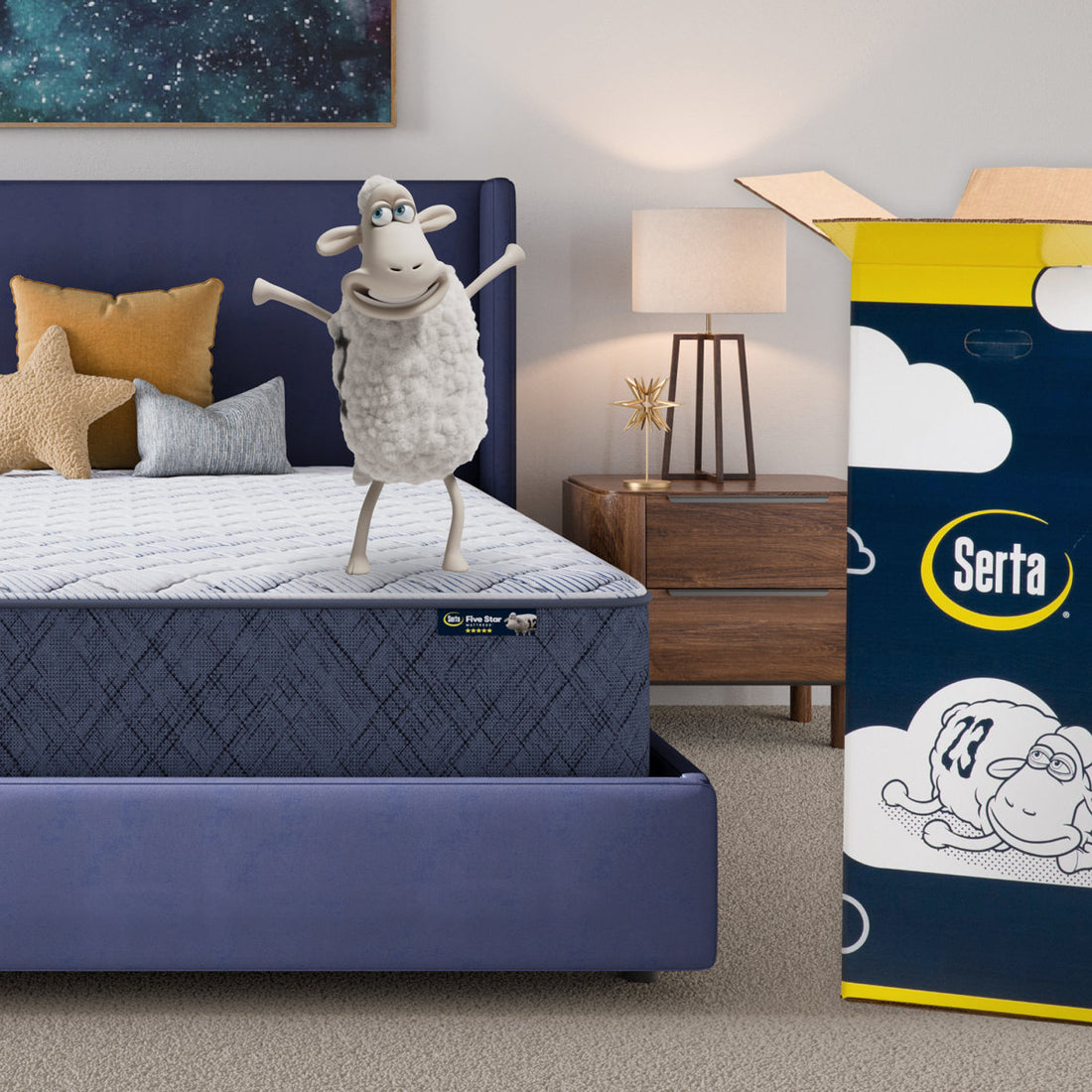 Serta Five Star Mattress Sleep to Go Firm Mattress in a Box