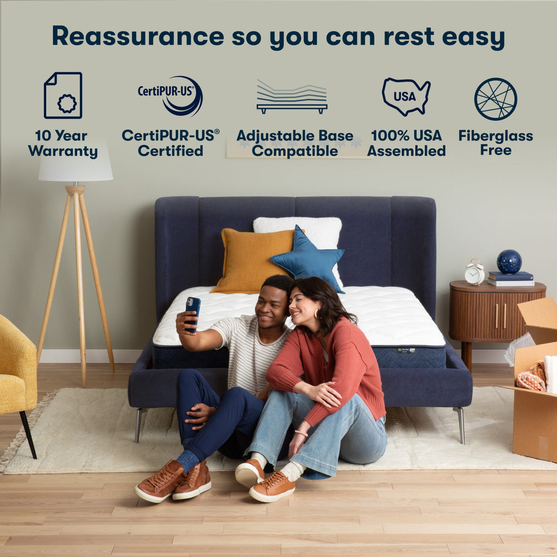 Serta Five Star Mattress Sleep to Go Firm Mattress in a Box