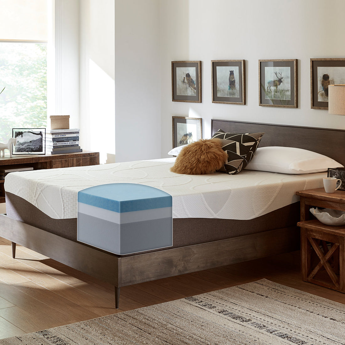 Slumber Solutions Firm Gel Memory Foam Mattress
