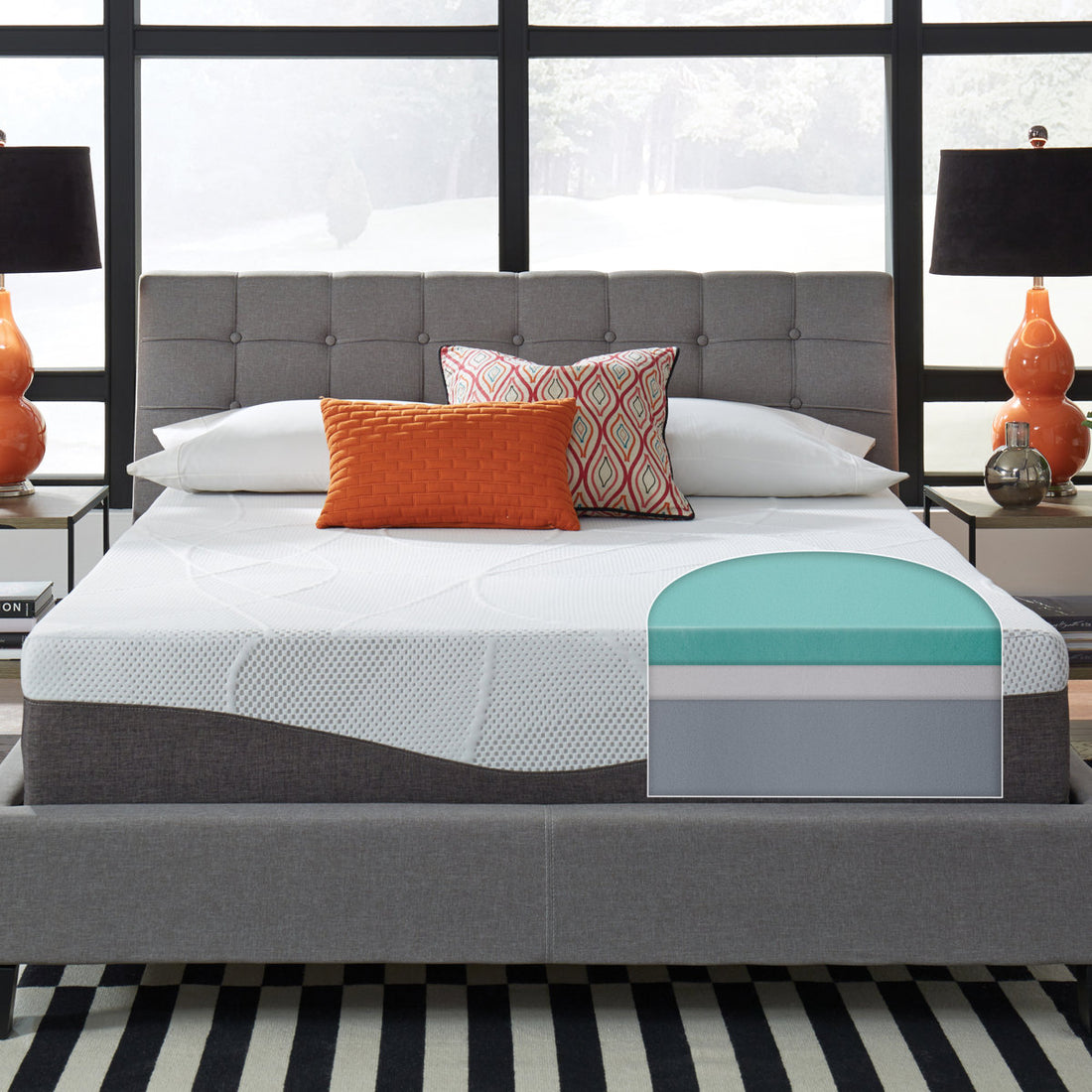 Slumber Solutions Renew Plush Gel Memory Foam Mattress