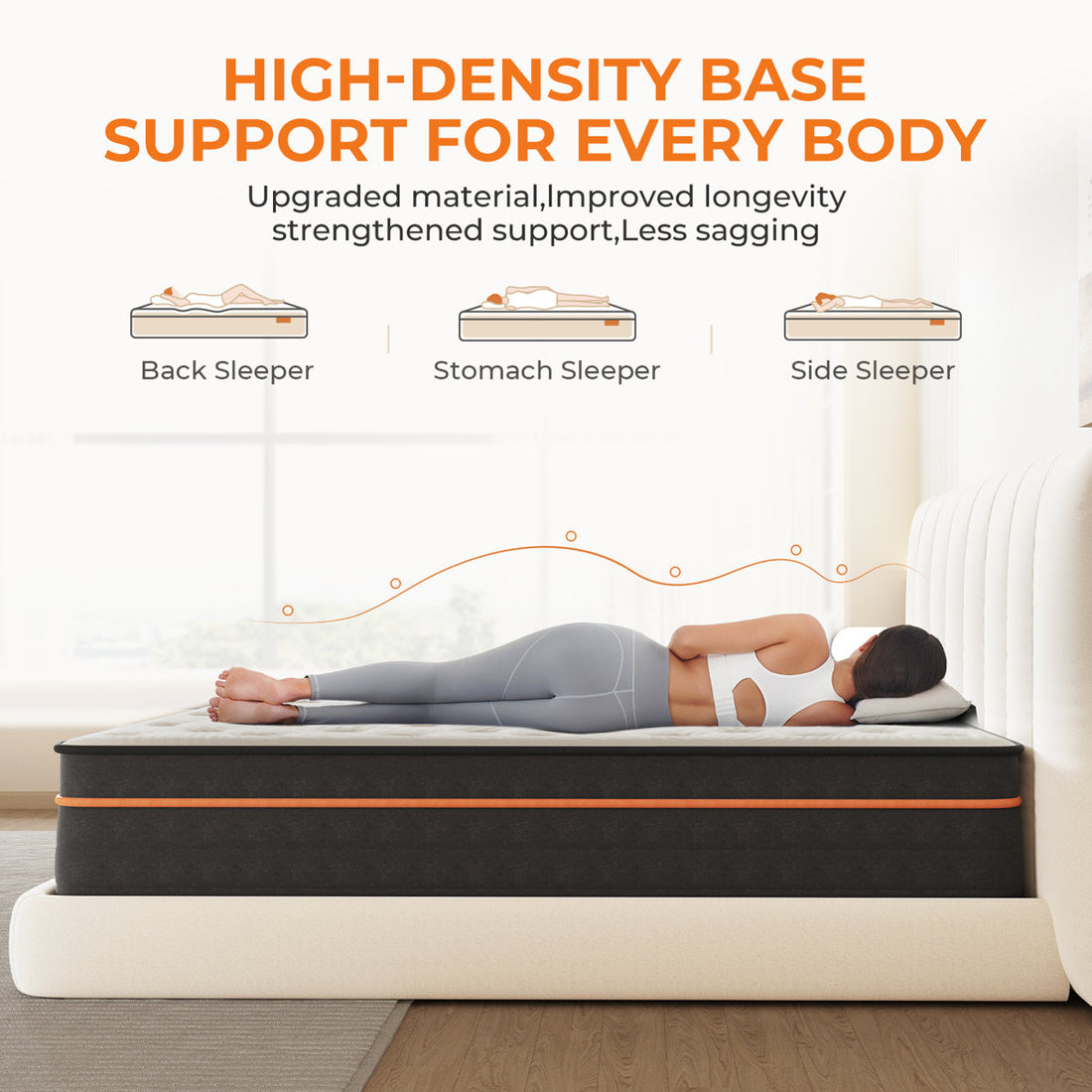 Sweetnight 16'' Gel Memory Foam Mattress