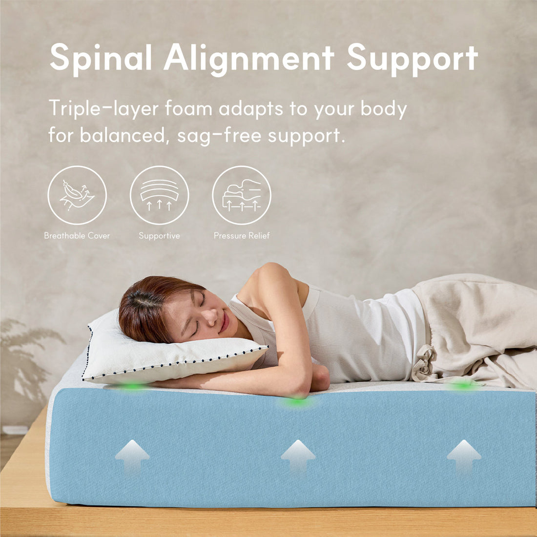 Twin Mattress for Kids, 6 Inch Twin bed mattress, Basic Copper Cooling Gel Memory Foam Mattress in a Box, Pressure Relief with Medium Firm Support, CertiPUR-US Certified