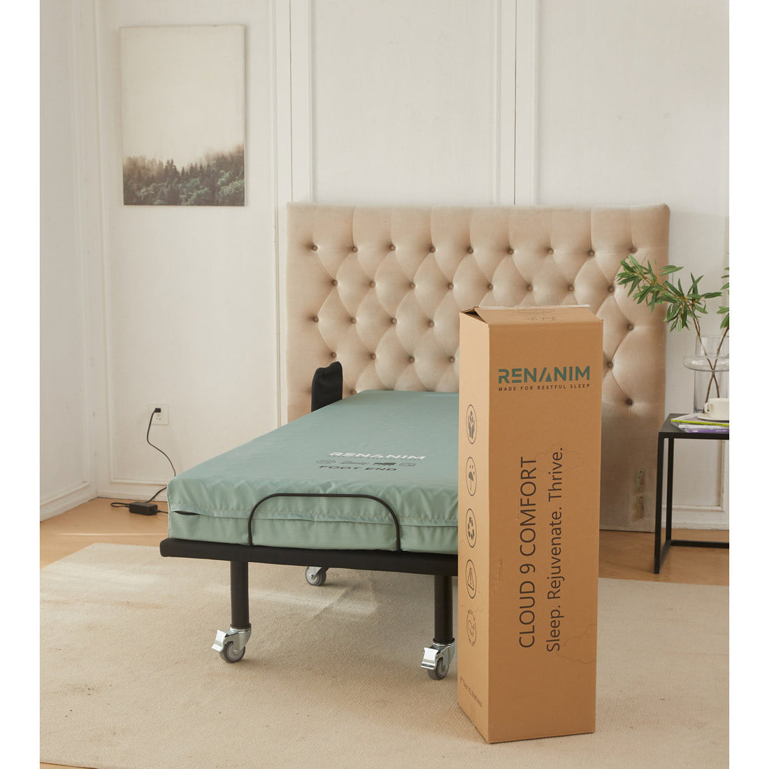 Twin Xl Bed Mattress For Pressure Redistribution, Waterproof Twin Xl Adjustable Mattress 80 X 35 Inches Mattress