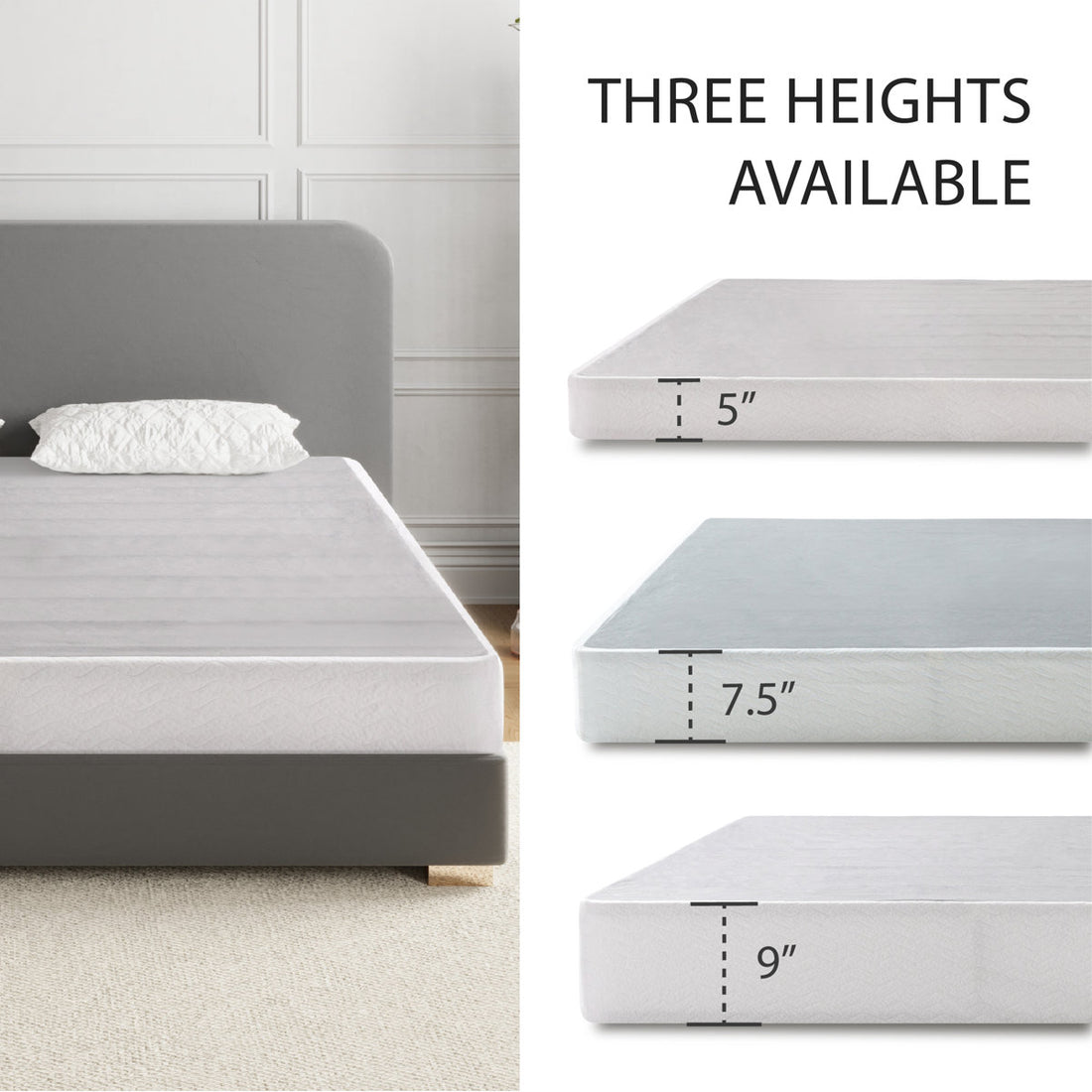Varian Easy Assembly Metal Box Spring - Multiple Sizes