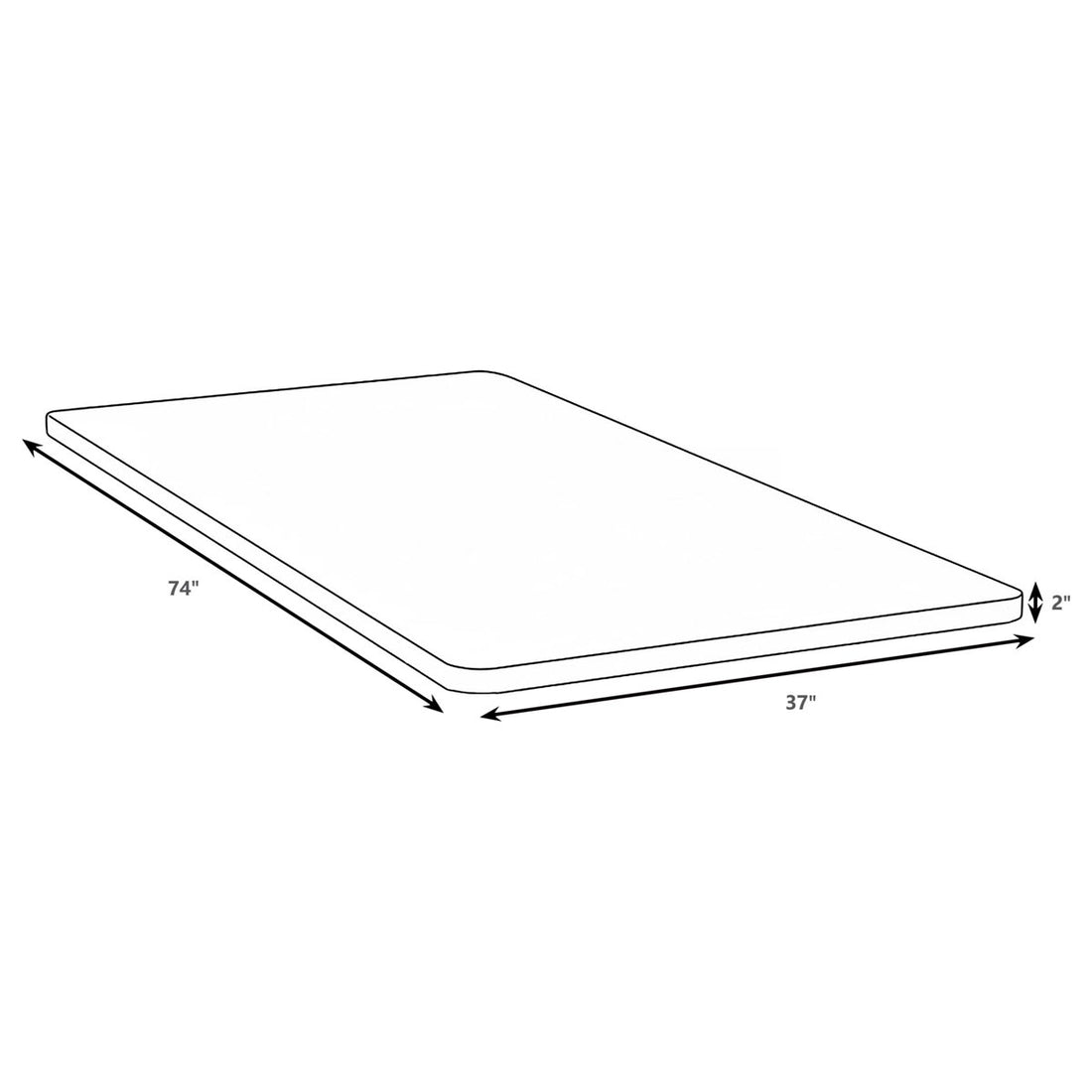 Wyatt Twin Bunkie Board Foundation