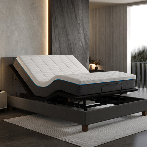 Zero Gravity Adjustable Bed Frame with Massage, USB, Underbed Light