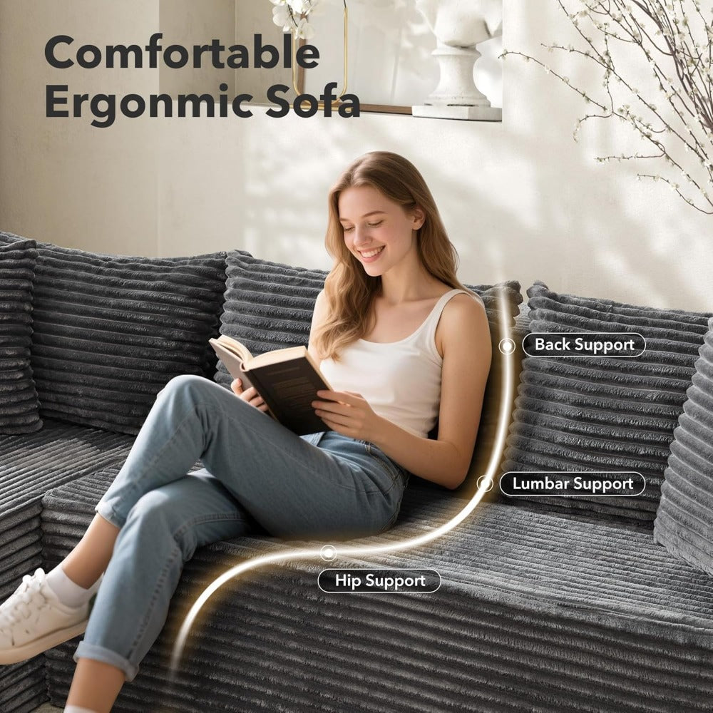 modular sectional sofa cloud sectional couch comfy l shaped