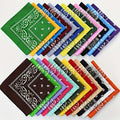 12pcs unisex square scarves pashmina print hip hop street