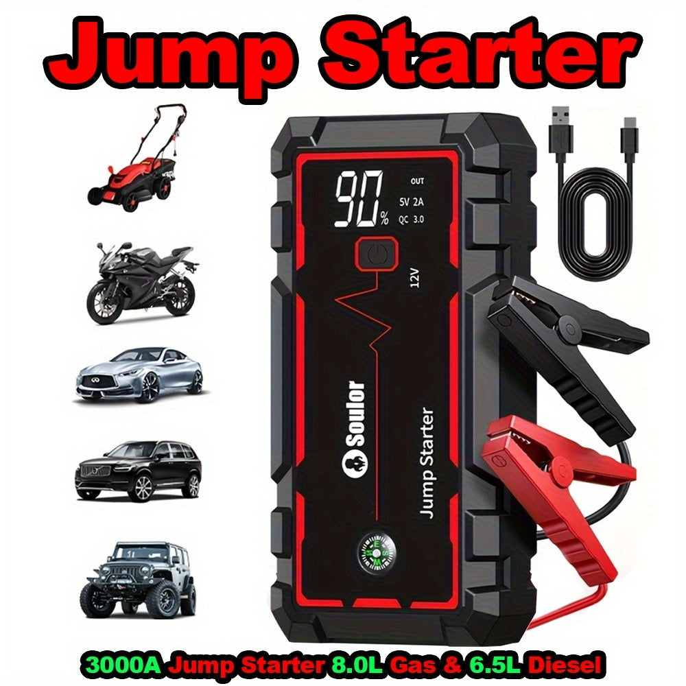 car jump starter 3000a 6000a portable starter power
