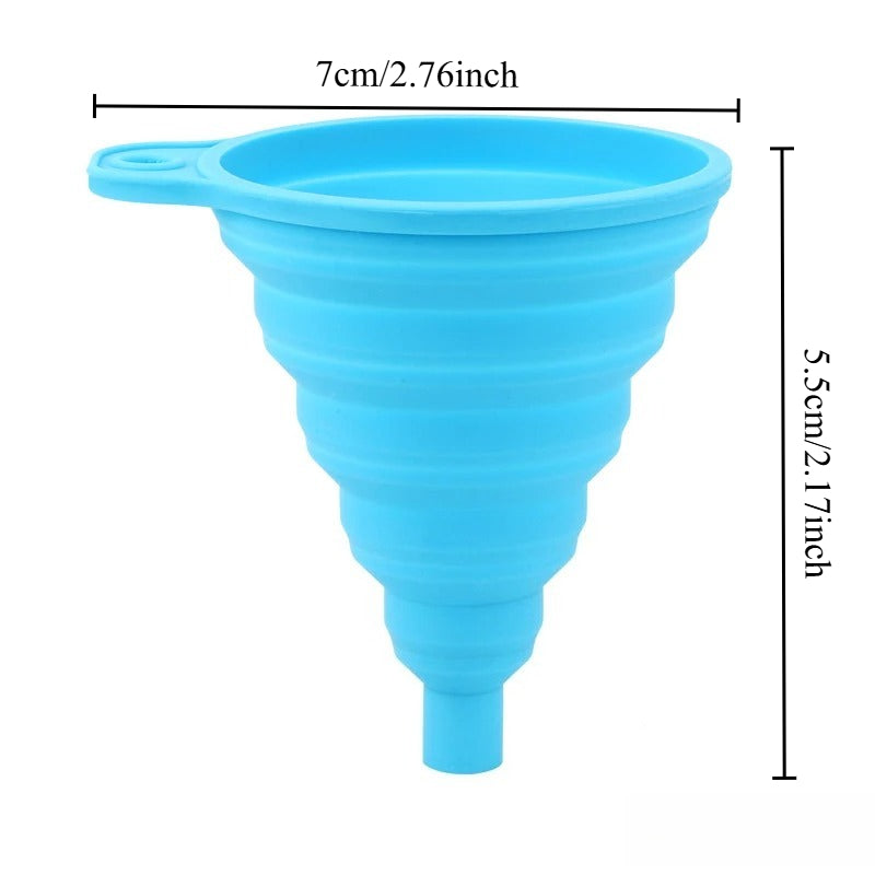 random color 2pcs universal liquid funnel car engines car