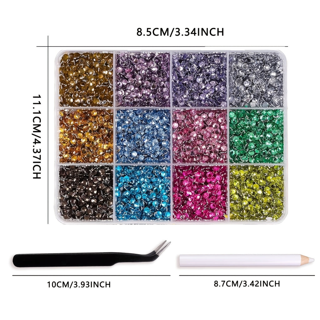 bedazzling kit 60 colors flatback rhinestones
