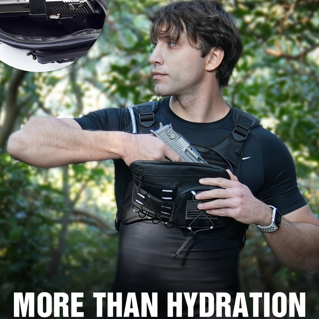 running vest 3l water bladder lightweight adjustable chest