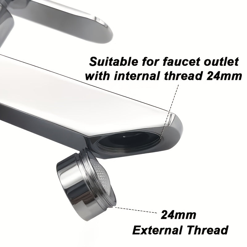 6 pack splash proof faucet aerator sprayers fits m24 thread
