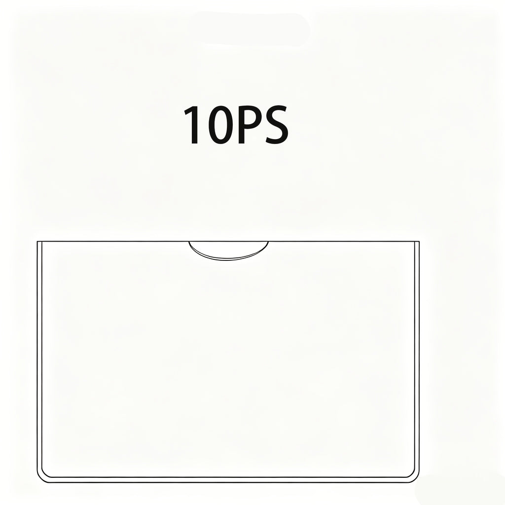 10pcs 15pcs clear card protector sleeves transparent id card