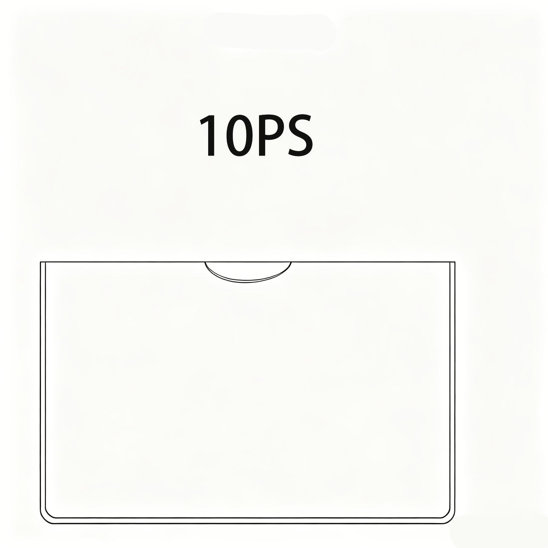 10pcs 15pcs clear card protector sleeves transparent id card