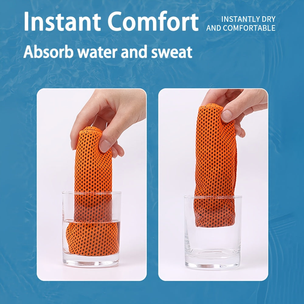 1pc cooling towel 11 81in 31 49in cooling towel cold towel