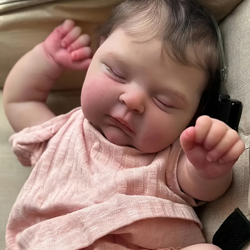 19 inch realistic sleeping   girl doll