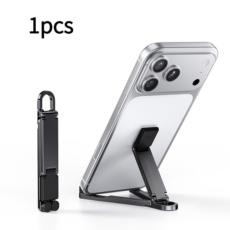 portable foldable mini key chain phone stand built
