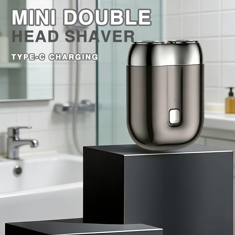 portable electric shaver floating head system washable