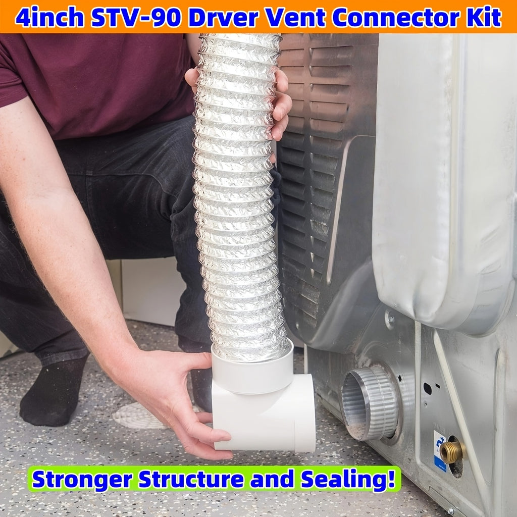 laundry dryer duct connection kit suitable standard 4inch