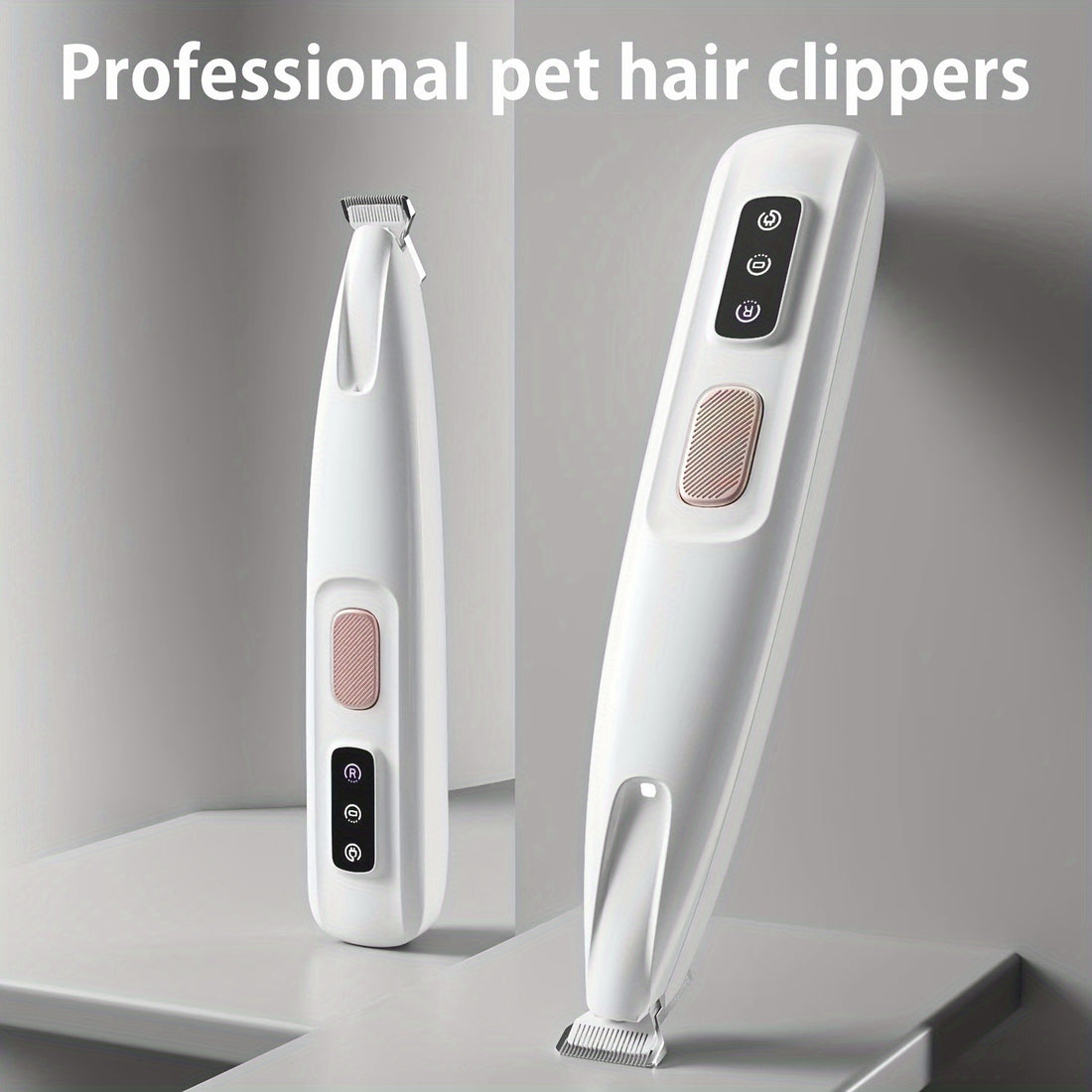 1 pet grooming electric clipper usb rechargeable led light