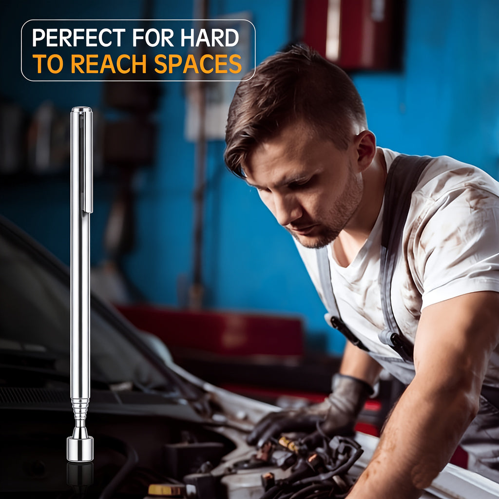 3 in 1 stainless steel telescopic magnetic tool manual iron