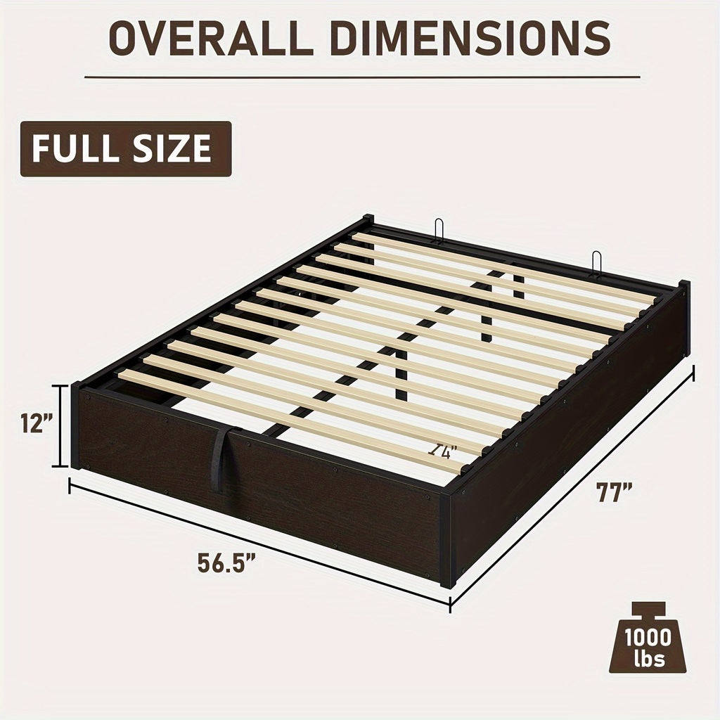 lift storage bed storage underneath wooden platform bed