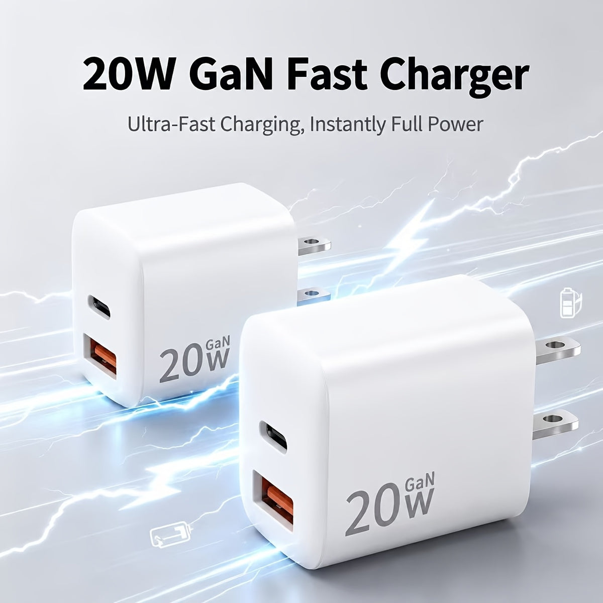 20w type c fast charging mobile phone charger pd usb