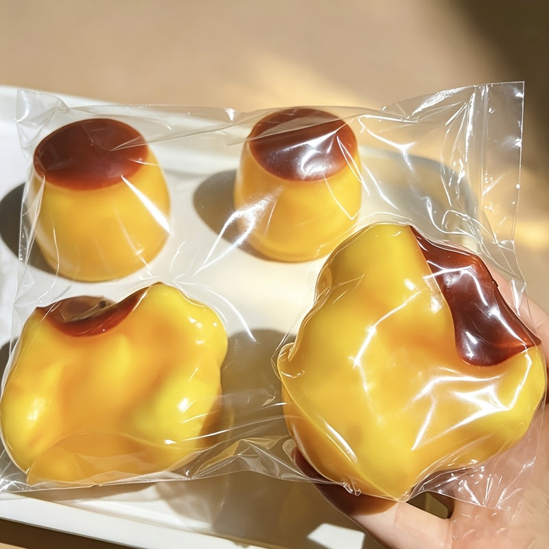 1pc caramel pudding extrusion ball slow   without rebound