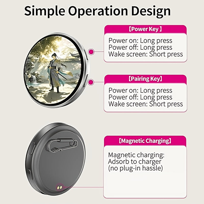 2026 new electronic badge display   high frame