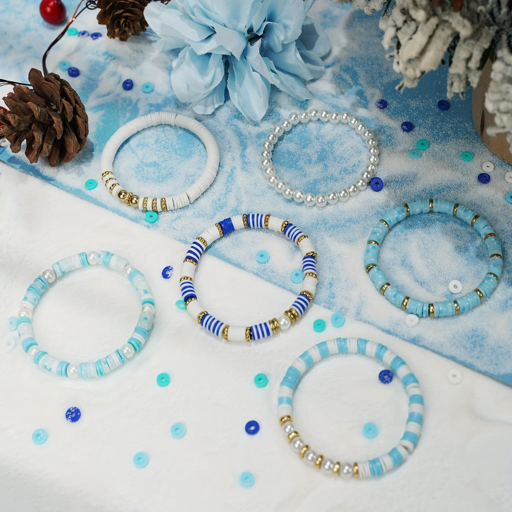 1760pcs clay beads bracelets clay beads bracelet making kit