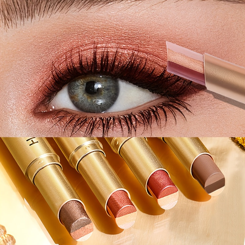 3 color eyeshadow stick waterproof sweatproof natural