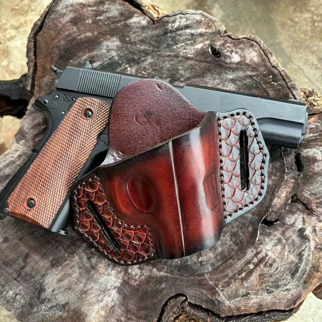 1911 hand shaped cowhide holster suitable 1911 models temu