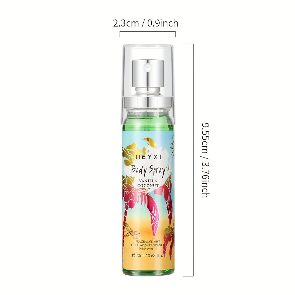 4 kinds scents body fragrance mist floral fragrance