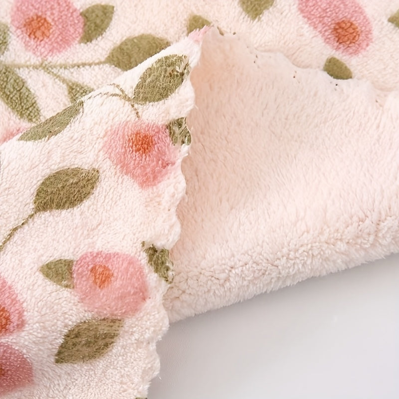 20pcs coral fleece cleaning towels super absorbent quick