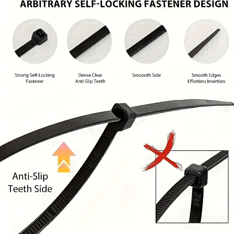 100pcs   self locking function high strength