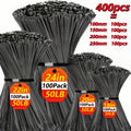 400pcs   heavy duty outdoor assorted cable ties