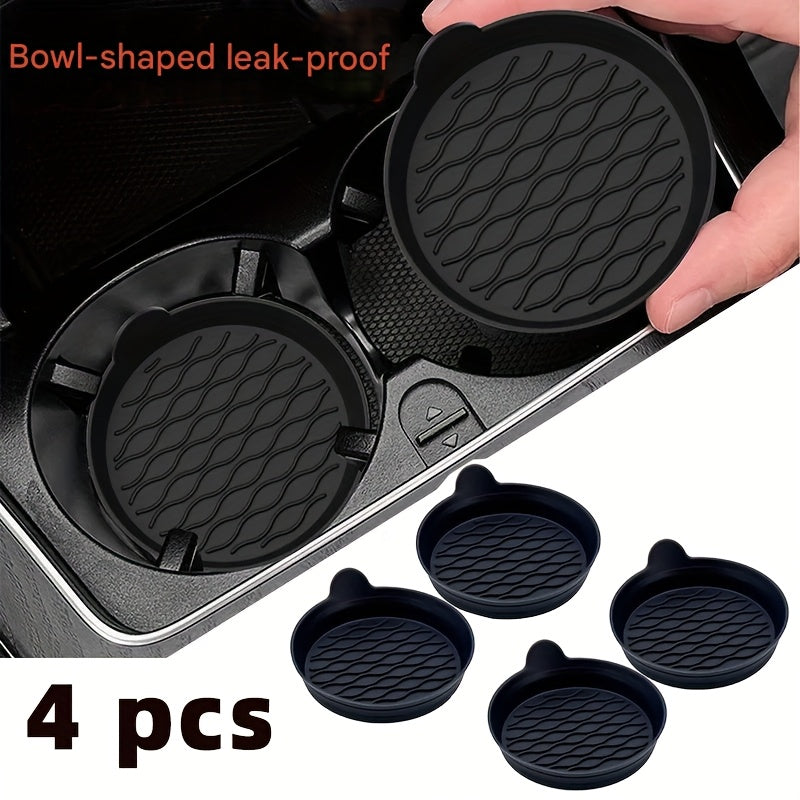 car silicone coaster car   universal round car