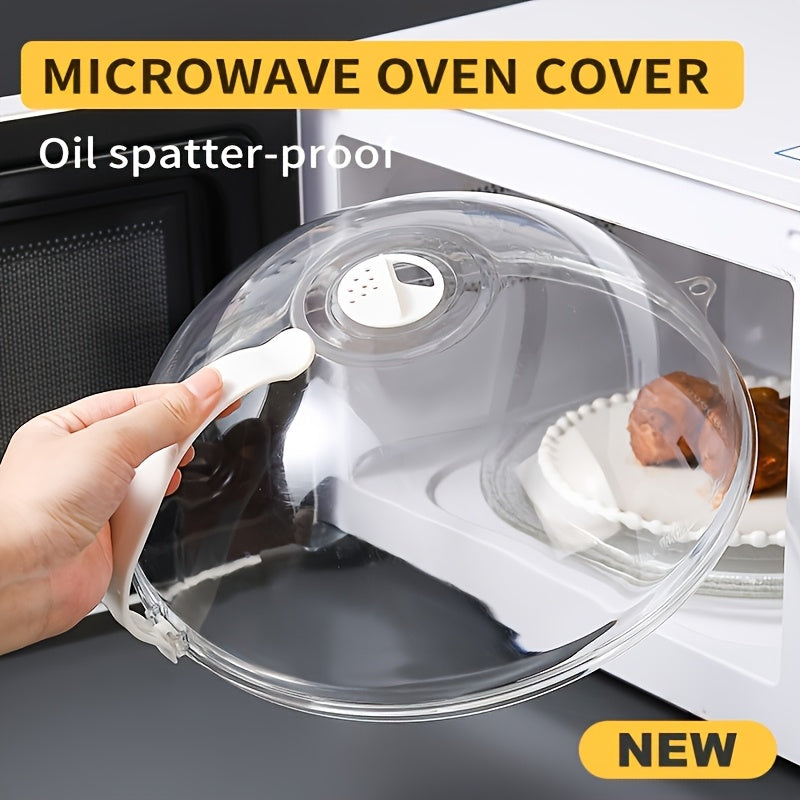 1pc microwave food cover splatter guard heating dishes oil