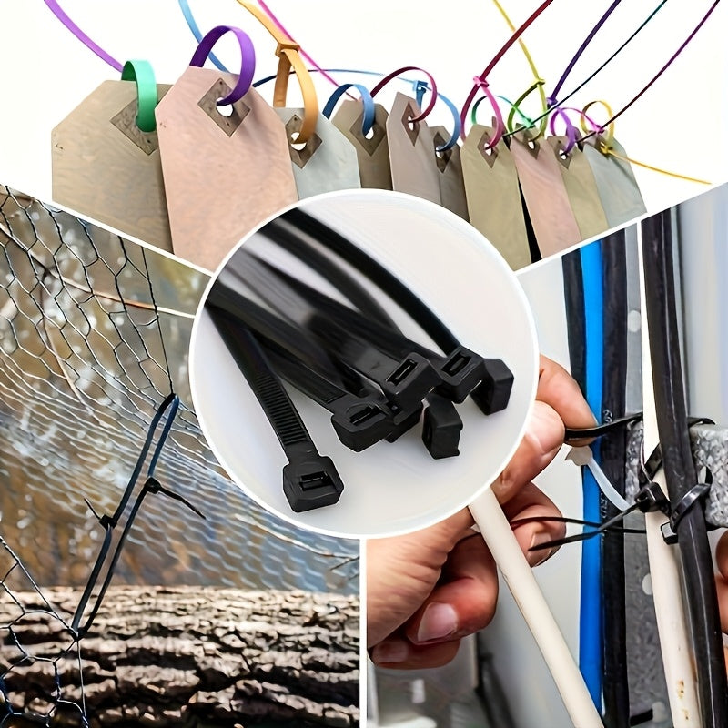 400pcs   heavy duty outdoor assorted cable ties